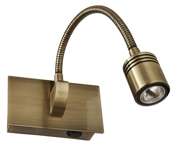 Ideal Lux - LED гъвкава настенна лампа DYNAMO LED/3,5W/230V CRI 90 бронзова