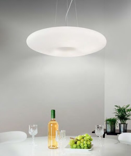 Ideal Lux - Полилей на кабел GLORY 3xE27/60W/230V Ø 50 см, бял