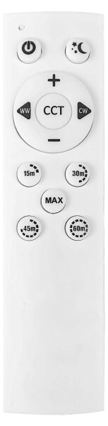 Димируемо LED таванно осветително тяло SM. GALAXY M. LED/24W/230V Ø 55 cm бяло + дистанционно управление
