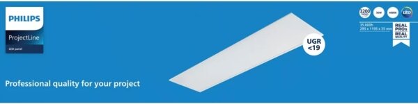 Philips - LED панел за окачен таван PROJECTLINE LED/36W/230V 4000K 119x29,5 см