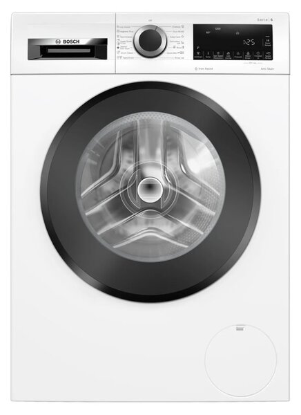 Перална машина Bosch WGG242Z3BY, клас A, 9 кг. капацитет, 1200 оборота в минута, 14 програми, свободностояща, 60cm ширина, Vario Drum, Iron Assist, Active Water Plus, бяла