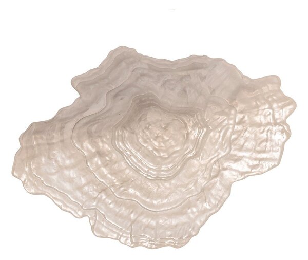 Стъклена декоративна купа 29x38 cm Aiku – Bloomingville