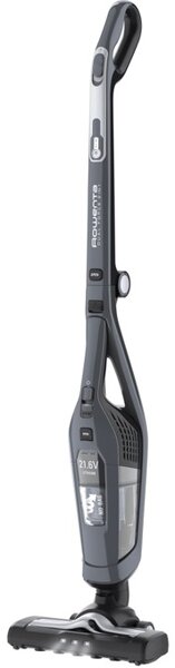 Прахосмукачка Rowenta RH6756WO, ръчна вертикална, безжична, 21.6V, капацитет на контейнера 0.6L, до (45 мин.) работа, Cyclonic система, сива