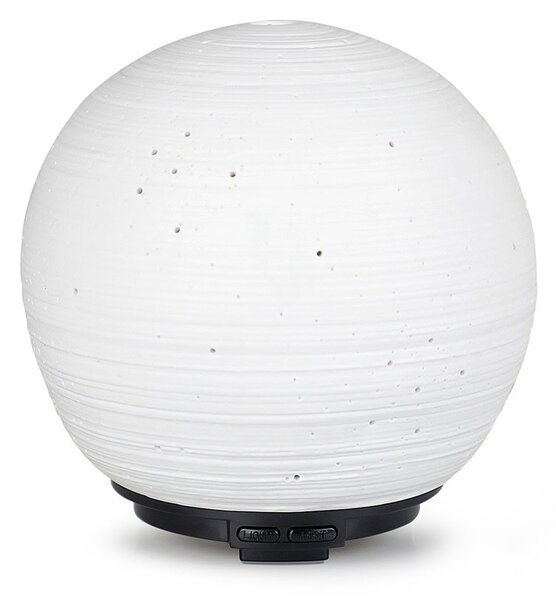 Ароматизатор Xmart Ceramic Globe, 0.1 l резервоар, подсветка, бял