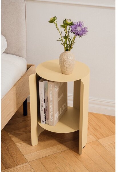 Стоманена кръгла странична масичка ø 32 cm Wa – noo.ma