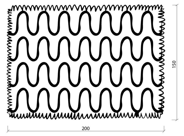 Червено одеяло 150x200 cm Swirl – noo.ma