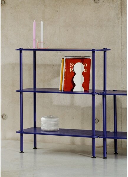 Стелаж от декор от дъб в естествен цвят 80x90,5x35 cm Teidi – noo.ma
