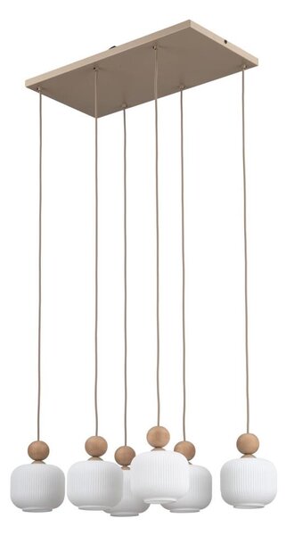 Полилей с кабел BALLO 6xE14/10W/230V бежов