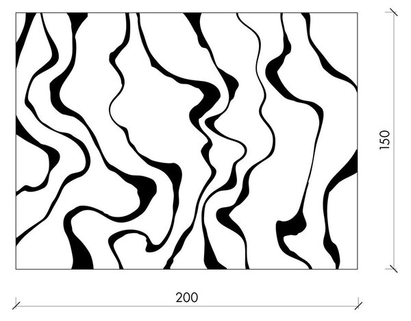 Зелено/кремаво одеяло 150x200 cm Felu – noo.ma