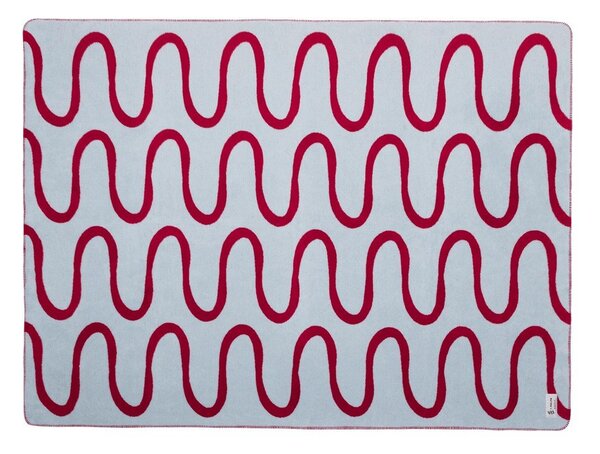 Червено одеяло 150x200 cm Swirl – noo.ma