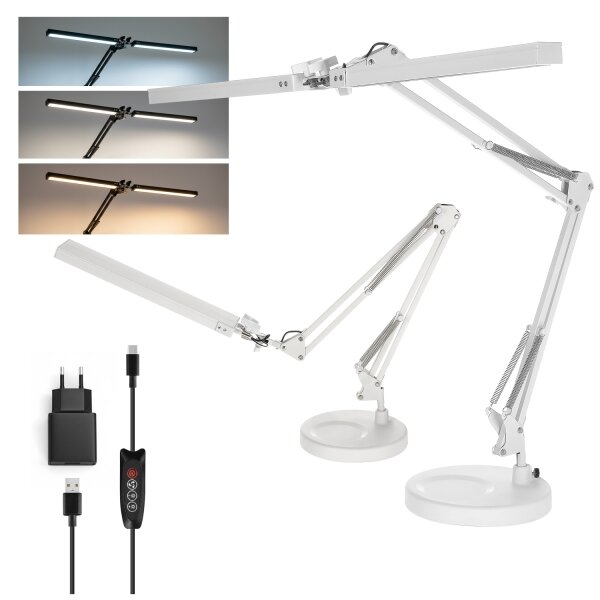 Brilagi - LED димируема настолна лампа VARIO LED/15W/230V 3000-6000K бяла