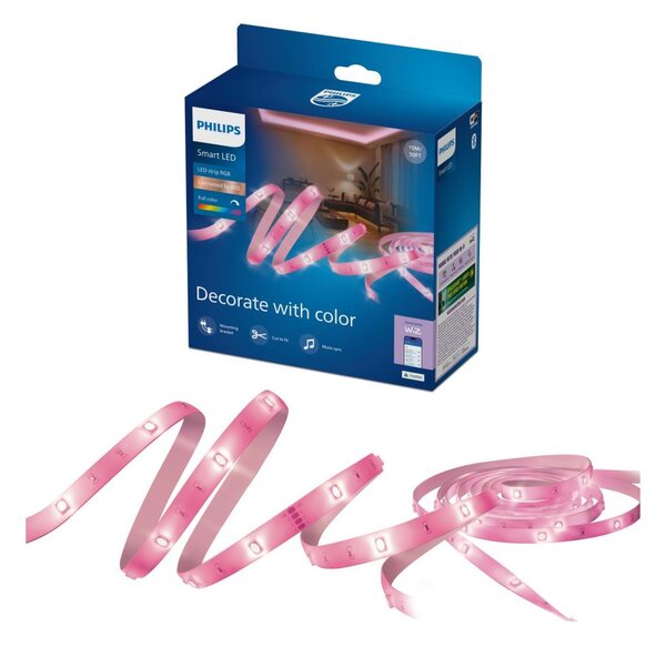 Philips -LED RGB Димируема лента SMART STRIP 15m LED/20W/230V 2200-6500K Wi-Fi