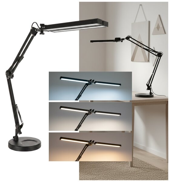 Brilagi - димируема LED настолна лампа VARIO LED/15W/230V 3000-6000K черна