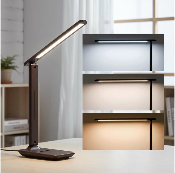 Brilagi-LED Димируема настолна лампа MODO LED/7W/230V 3000/4000/6500K кафява