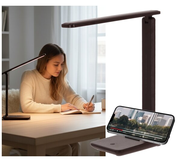 Brilagi-LED Димируема настолна лампа MODO LED/7W/230V 3000/4000/6500K кафява