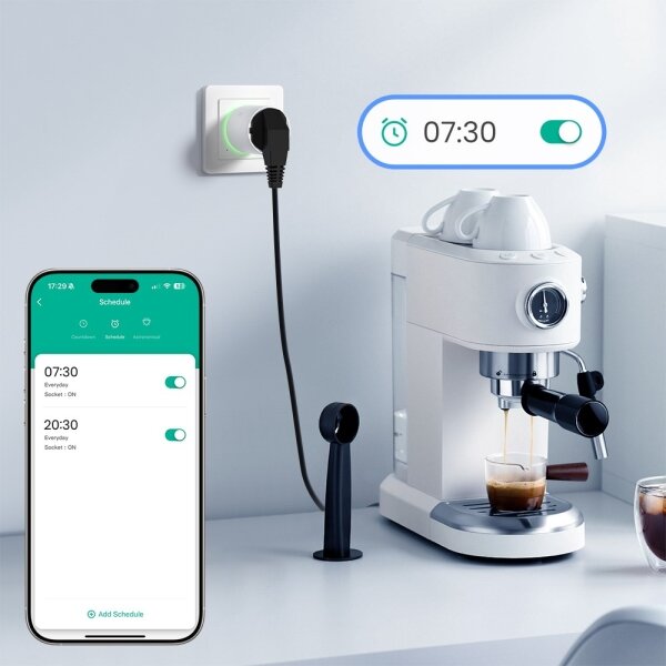 Immax NEO 07812L - Умен контакт E 3500W Wi-Fi