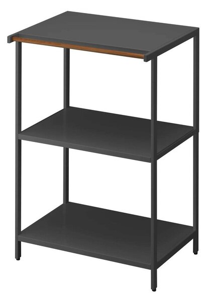 Матово черно стоманен стелаж 60x90x46,5 cm Tower – YAMAZAKI