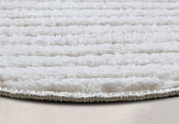 Бял кръгъл килим ø 160 cm Panglao New York White – Elle Decoration
