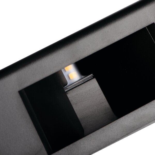 Kanlux 39182 - LED външен стенен осветител REFAZI LED/6W/230V IP54 черен