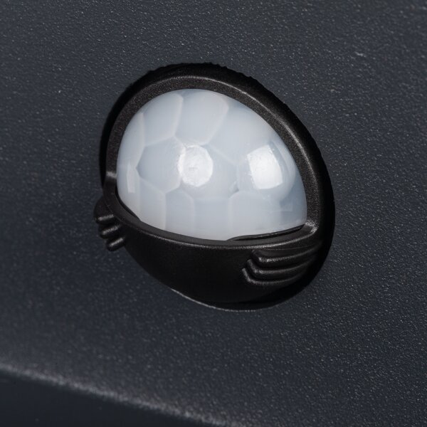 Kanlux 28995 - LED външно стенено осветително тяло с сензор REKA LED/7W/230V IP54 антрацит