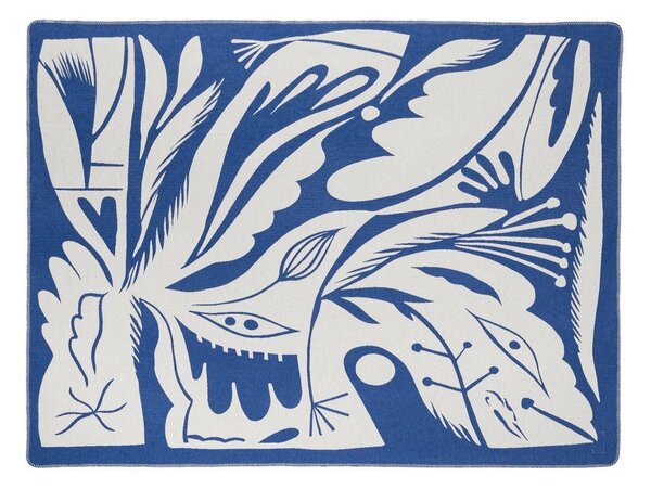 Синьо одеяло 165x200 cm Lino – noo.ma
