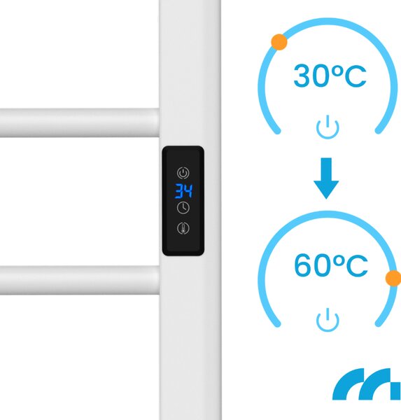Електрически радиатор за баня MALTEC 200 W