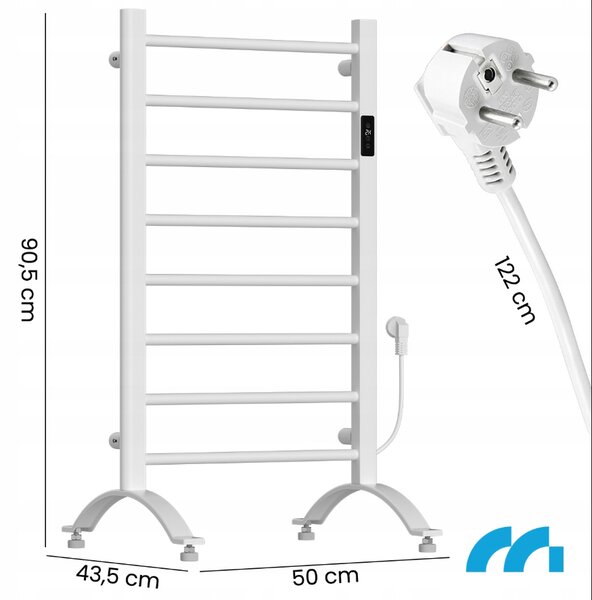 Електрически радиатор за баня MALTEC 200 W