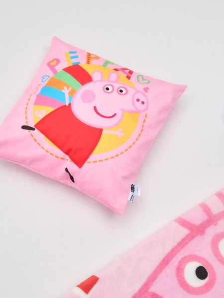 Sinsay - Калъфка за възглавница Peppa Pig - пастелнорозово