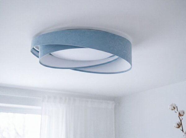 LED таванно осветително тяло GALAXY MODERN LED/24W/230V Ø 55 см, синьо