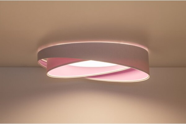 LED таванен плафон GALAXY MODERN LED/24W/230V Ø 55 см бяло/лилаво