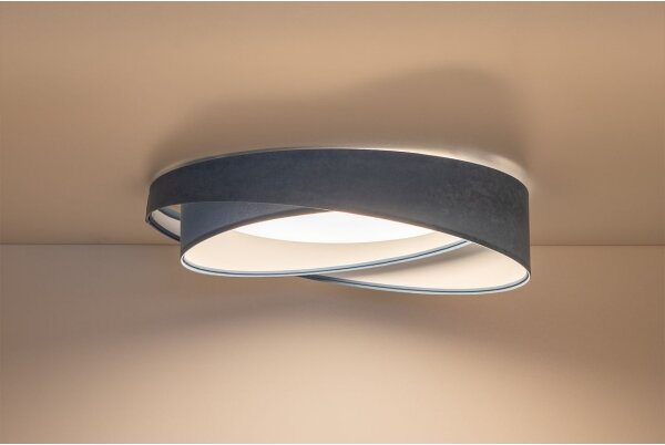LED таванно осветително тяло GALAXY MODERN LED/24W/230V Ø 55 см, синьо
