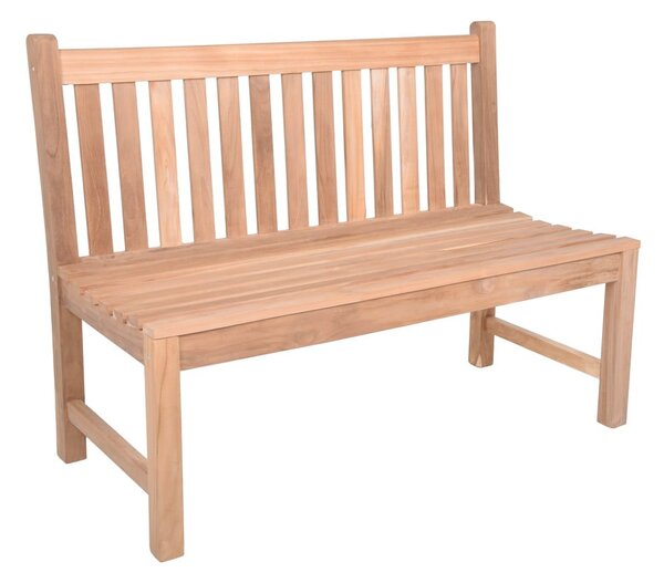 Градинска пейка от масивно дърво в естествен цвят Solo – Garden Pleasure