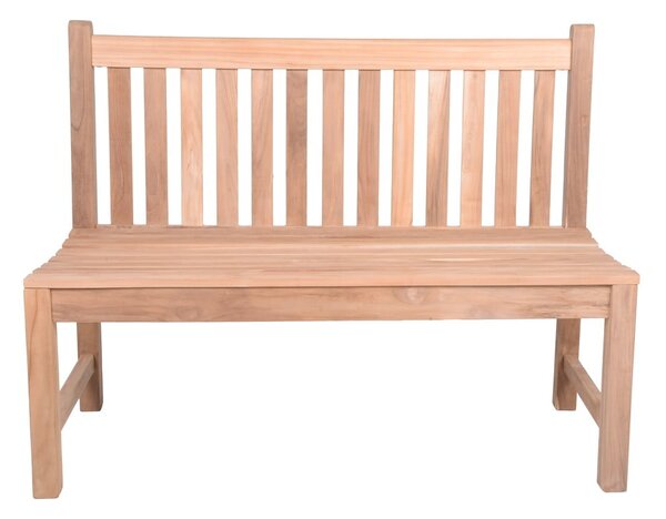 Градинска пейка от масивно дърво в естествен цвят Solo – Garden Pleasure