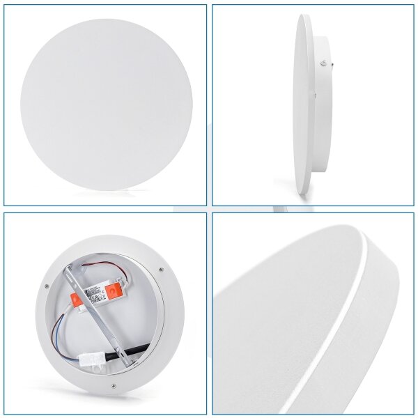Aigostar - LED стенно осветително тяло LED/12W/230V 6500K 25 cm бяло