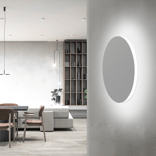 Aigostar - LED стенно осветително тяло LED/12W/230V 6500K 25 cm бяло