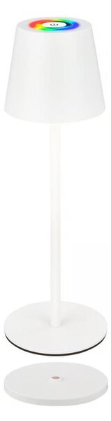 Briloner 7517016 - LED RGB димируема настолна лампа CILANO 3W/5V IP44 2000 mAh бяла