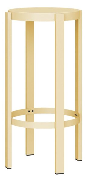 Жълт стоманен бар стол (височина на седалката 75 cm) Doon – noo.ma