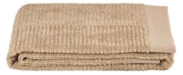 Бежова памучна хавлиена кърпа от тери 70x140 cm Classic – Zone