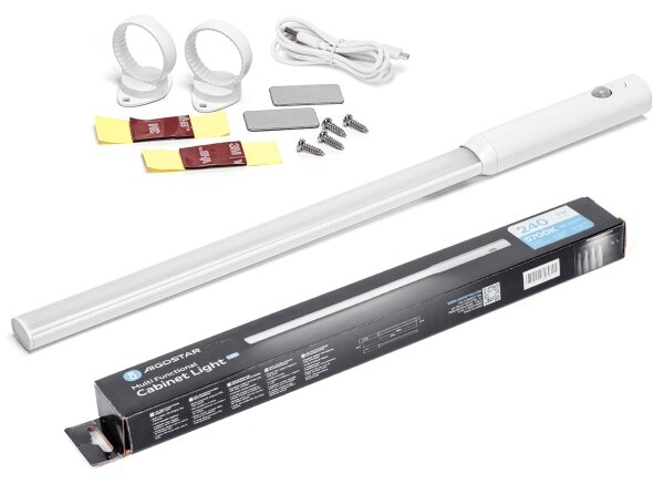 Aigostar - LED осветление за шкаф със сензор за движение LED/5W/5V 1800 mAh 5700K бяло