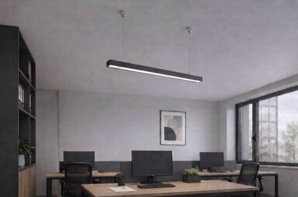 Brilagi - Висящо LED осветително тяло FULLDAY LED/10/15/20W/230V 2700/4000/6000K 60 cm черно