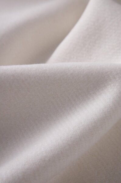 Кремаво одеяло със съдържание на памук Basics, 140 x 180 cm Plain - Euromant