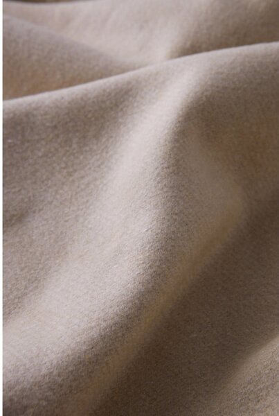 Кафяво одеяло със съдържание на памук Basics, 140 x 180 cm Plain - Euromant