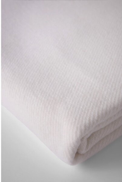 Кремаво одеяло със съдържание на памук Basics, 140 x 180 cm Plain - Euromant