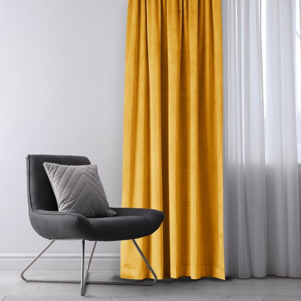 Жълто dimout перде 140x245 cm Eyelets – Restilo