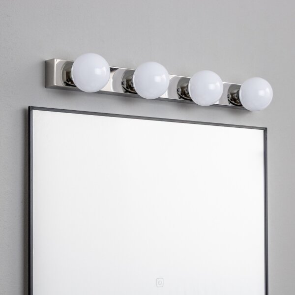 Brilagi - LED огледално осветление за баня HOLLYWOOD 4xLED/3W/230V IP44 хром