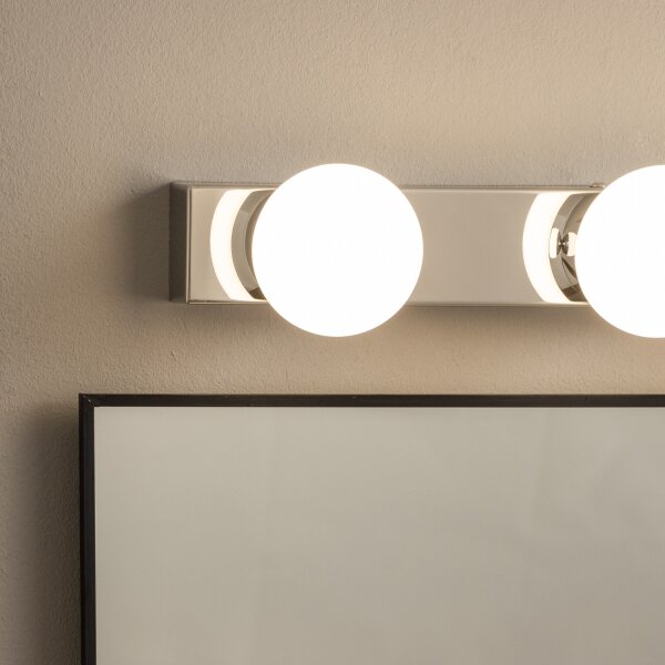 Brilagi - LED огледално осветление за баня HOLLYWOOD 4xLED/3W/230V IP44 хром