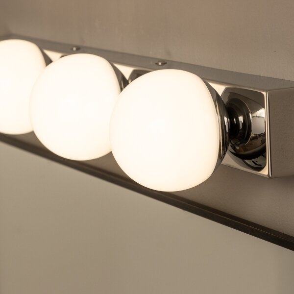 Brilagi - LED огледално осветление за баня HOLLYWOOD 4xLED/3W/230V IP44 хром