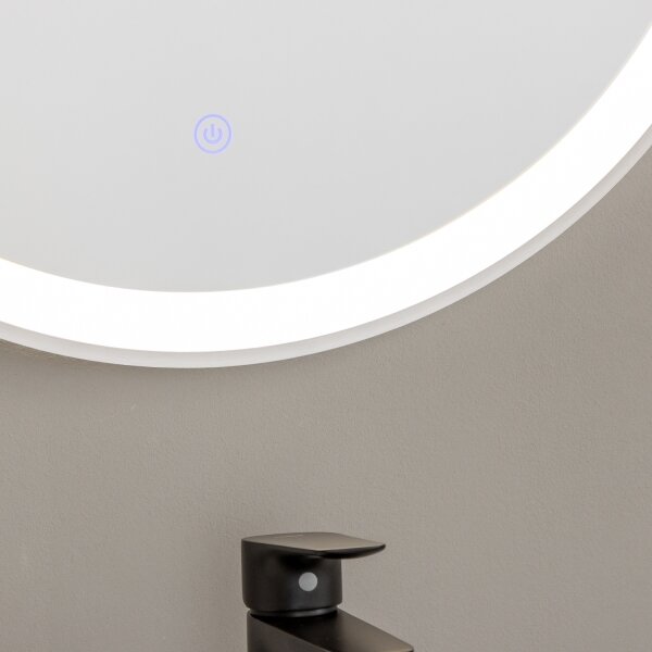 Brilagi - LED огледало за баня TORINO LED/19W/230V Ø 60 см IP44 CRI 90 с димер + CCT