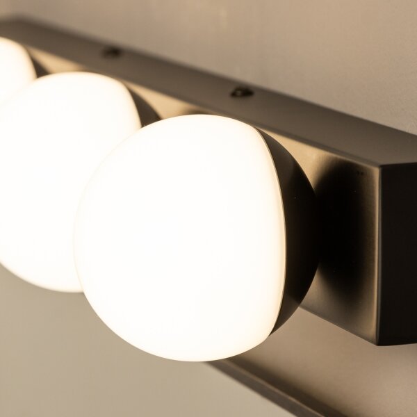 Brilagi - LED осветление за огледало за баня HOLLYWOOD 4xLED/3W/230V IP44 черно