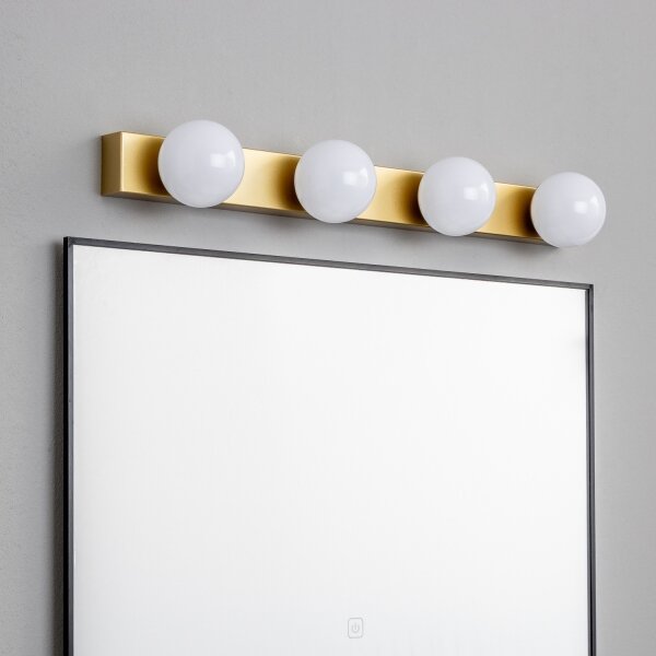 Brilagi - LED осветление за огледало за баня HOLLYWOOD 4xLED/3W/230V IP44 златисто